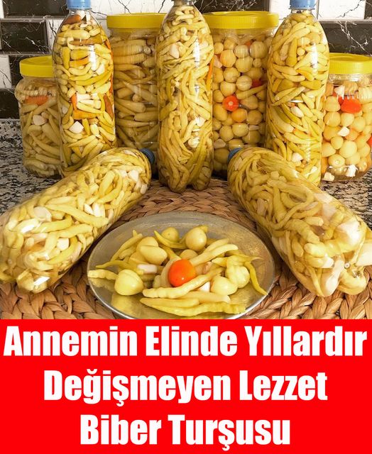 Annemin Elinde Yıllardır Değişmeyen Lezzet Biber Turşusu - 1