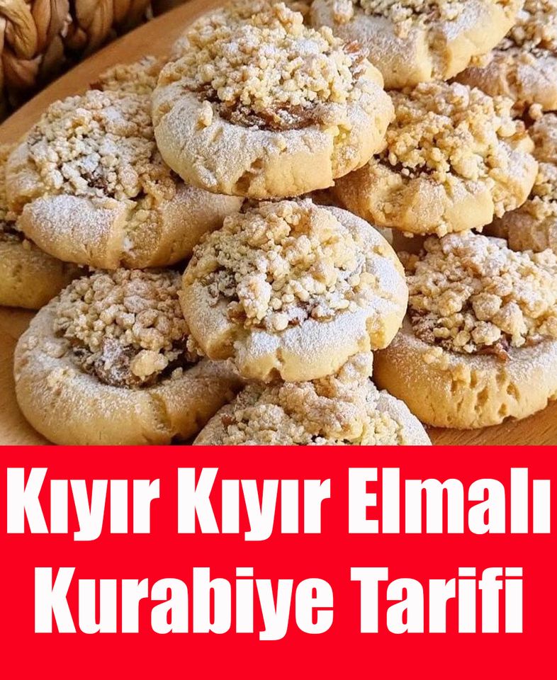 Kıyır Kıyır Elmalı Kurabiye  - 1