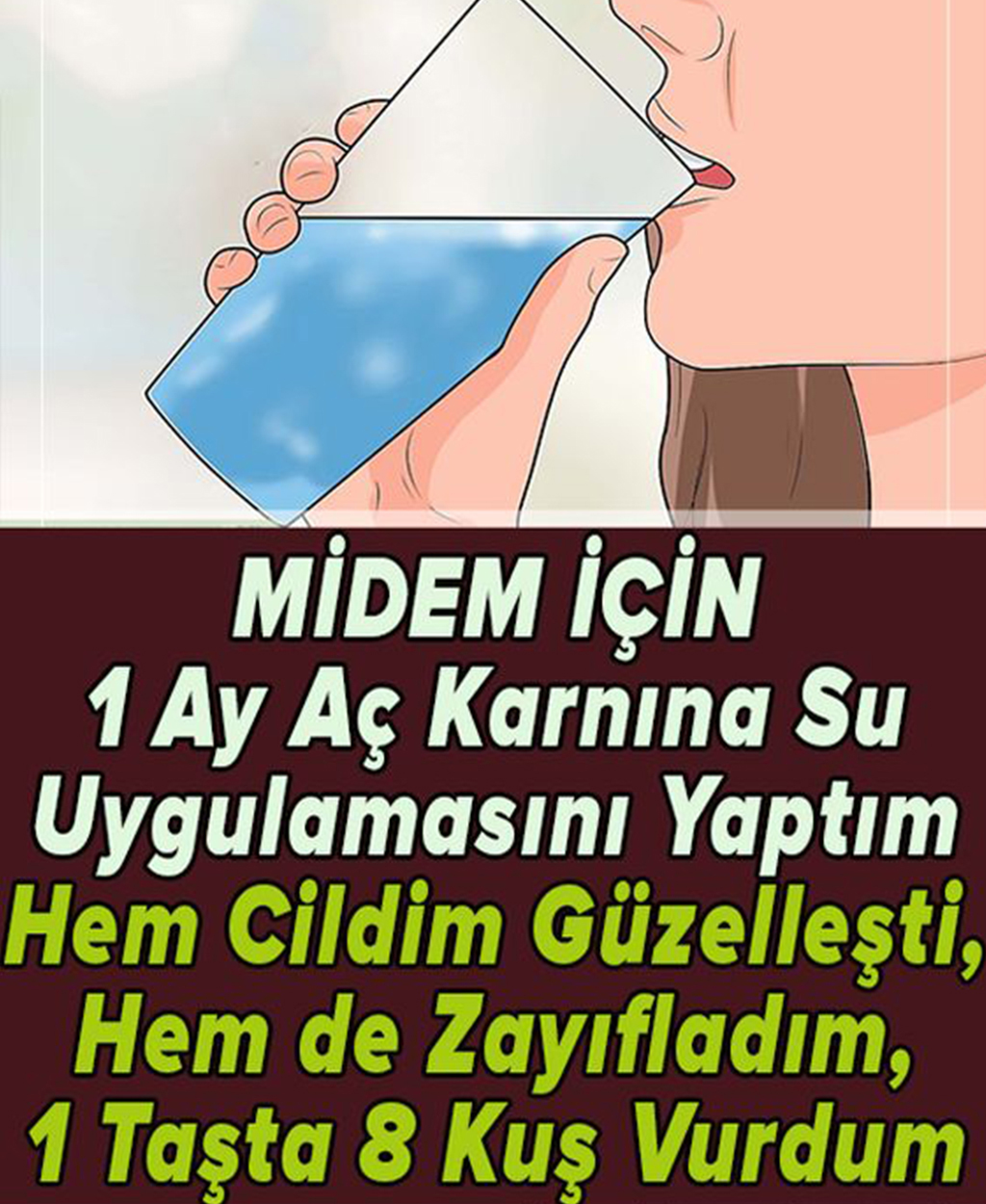 1 Ay Boyunca Aç Karına Su İçtiğinizde Ne Oluyor - 1