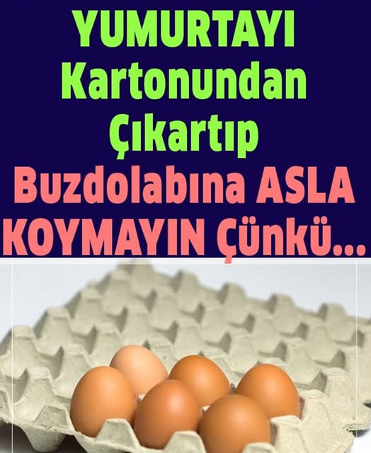 Yumurtayı kartonundan çıkarıp asla dolaba koymayın - 1