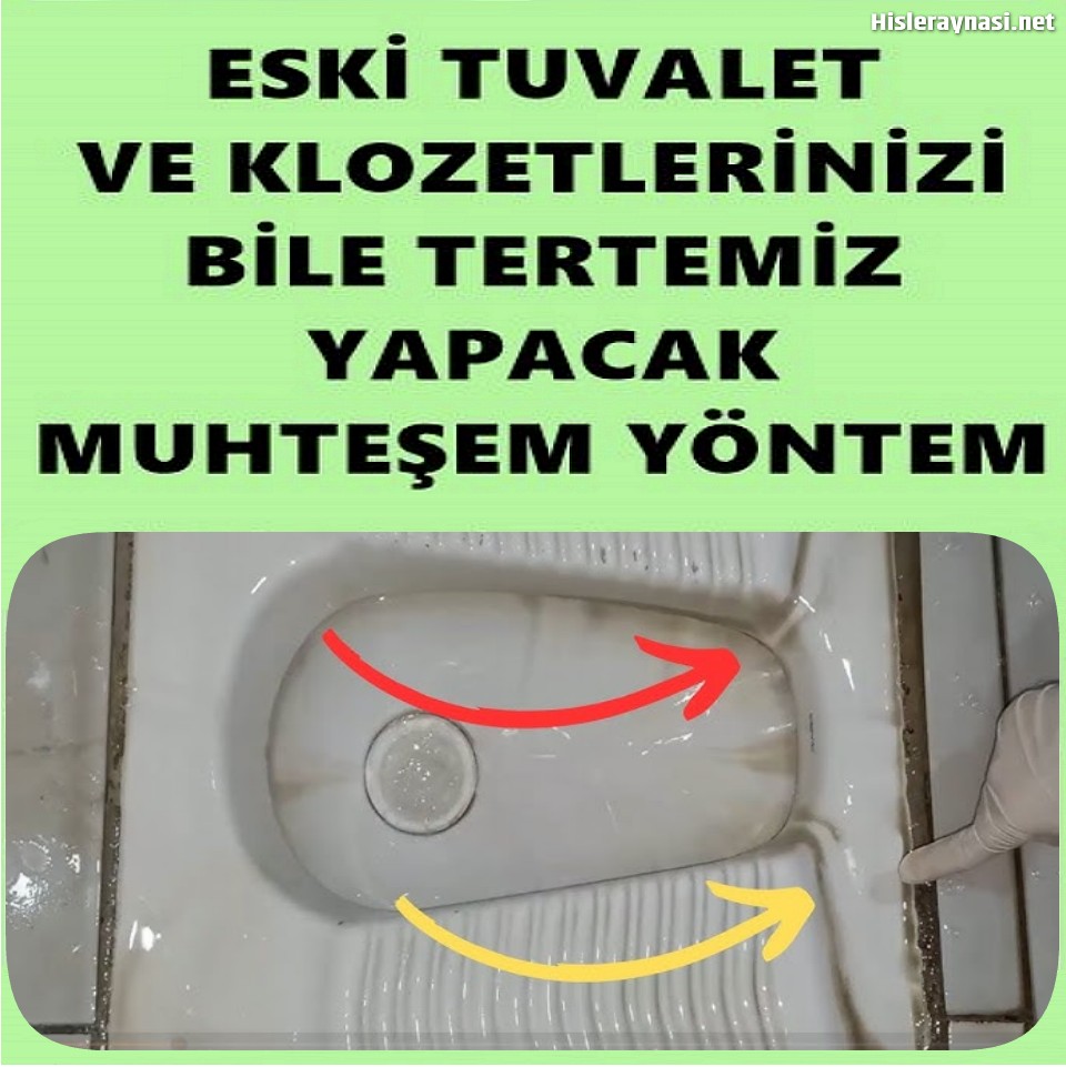 ESKİ TUVALET TAŞLARINI PARLATACAK MÜKEMMEL YÖNTEM - 1