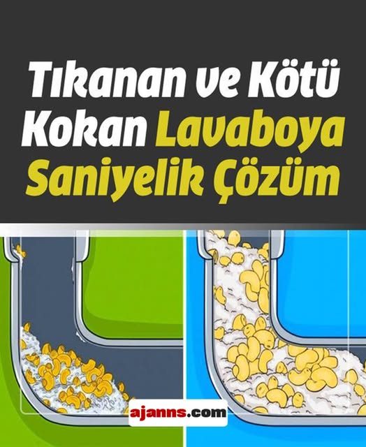 Tıkanan lavaboları açmak için hızlı ve ucuz yöntem  - 1