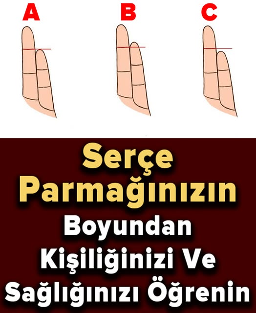 Serçe Parmağınızın Boyundan Kişiliğinizi ve Sağlığınızı Öğrenin  - 1