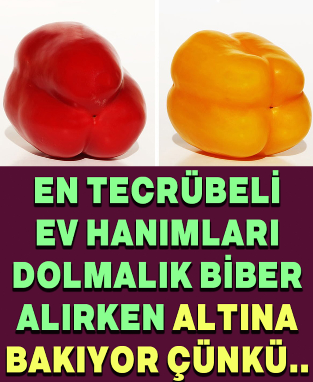 Dolmalık Biber Seçmenin Püf Noktası - 1