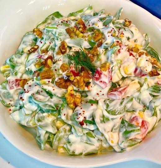Annemin Semizotlu Yaz Salatası Tarifi	 - 1