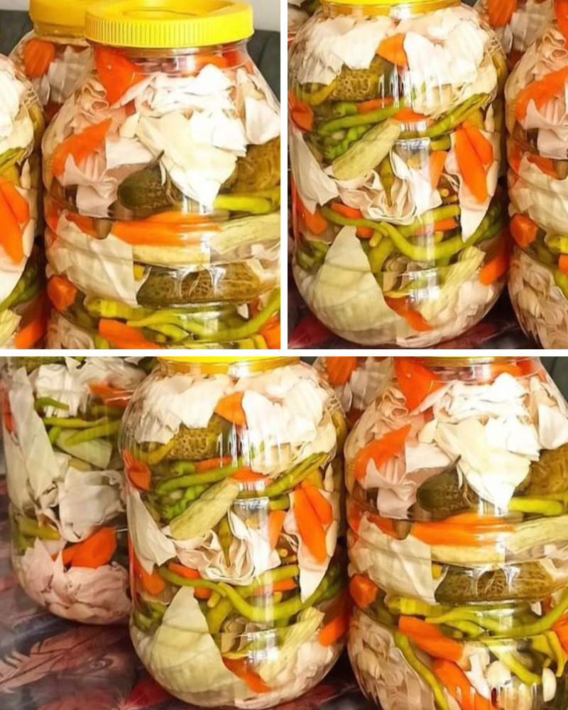 5 kg’lık Bidon İçin Uzun Ömürlü Lahanalı Karışık Turşu Tarifi - 1