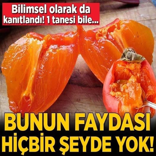 Cennet hurmasının bilinmeyen faydaları - 1