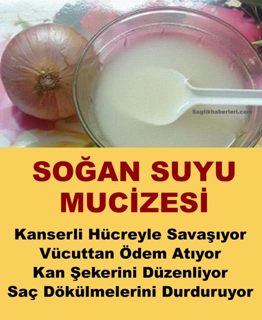 Kanserle mücadelede ve birçok sağlık sorununda soğan suyu mucizesi - 1
