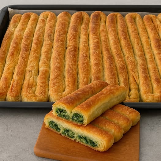 Çıtır Çıtır Ispanaklı Tepsi Böreği Tarifi - 2