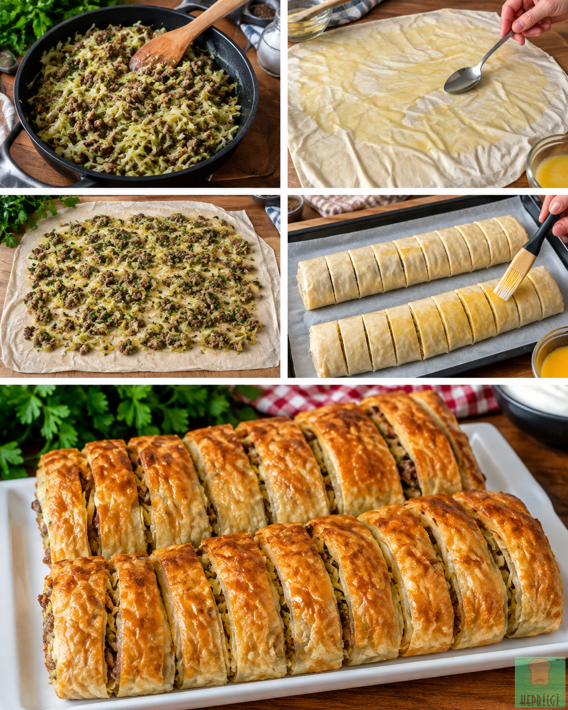 5 KAŞIK UNLA 1 TEPSİ BÖREK - 2