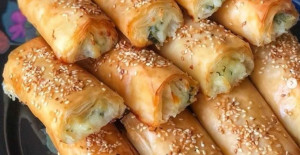 Peynirli Baklavalık Yufka Böreği
