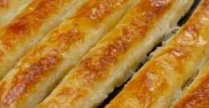 Peynirli Çıtır Börek BAKLAVA HAMURUNDAN