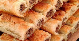 Baklava Yufkasindan Çıtır Çıtır Kıymalı Börek