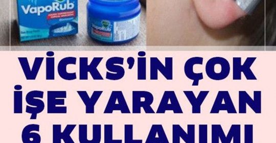Vicks Nasıl ve Nerede Kullanılır