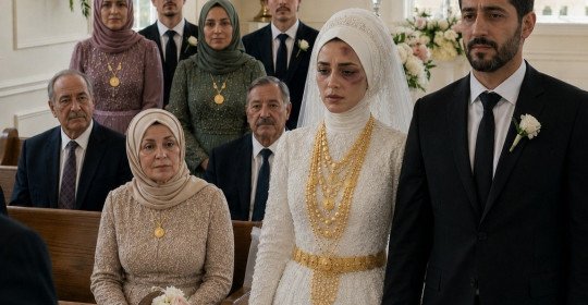 Nişanlım yanımda duruyordu