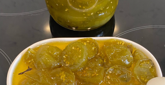 YEŞİL DOMATES REÇELİ