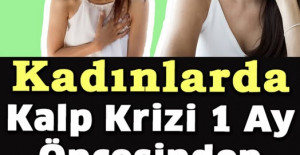 Kadınlarda Kalp Krizi 1 Ay Öncesinden Kendini Böyle Gösteriyor