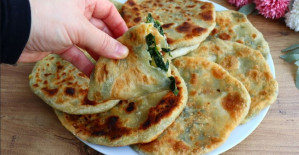 Çiğ Ispanaklı Bazlama Tarifi